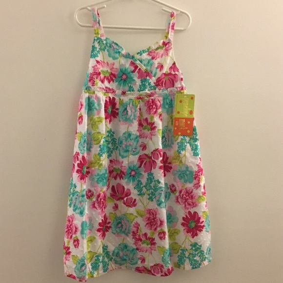 Penelope Mack Sleeveless Sundress Sz 6 Flowers NWT - Picture 1 of 4